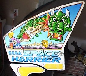 Space Harrier side art